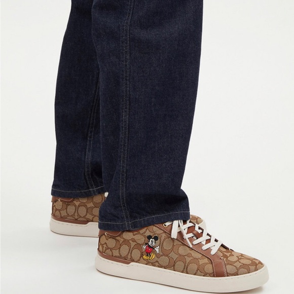 NWT Coach Outlet Disney X Coach Clip Low Top Sneaker Mickey Mouse men’s - Picture 9 of 10